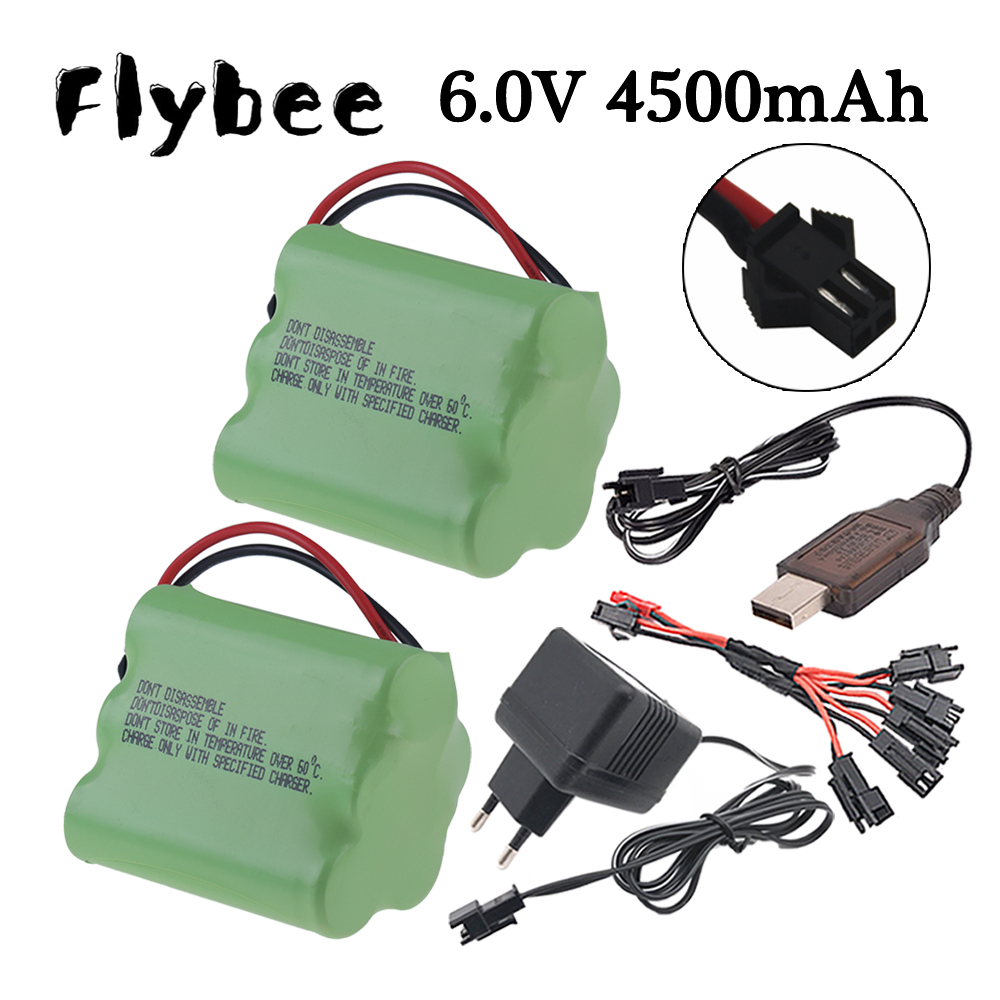 Rc Hobby Charger - Batterie Ni-MH 6v 4500mAh, prise SM