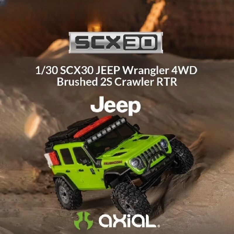 Rc Hobby Jeep Wrangler - Voiture télécommandée tout-terrain électrique 4x4 AXIAL