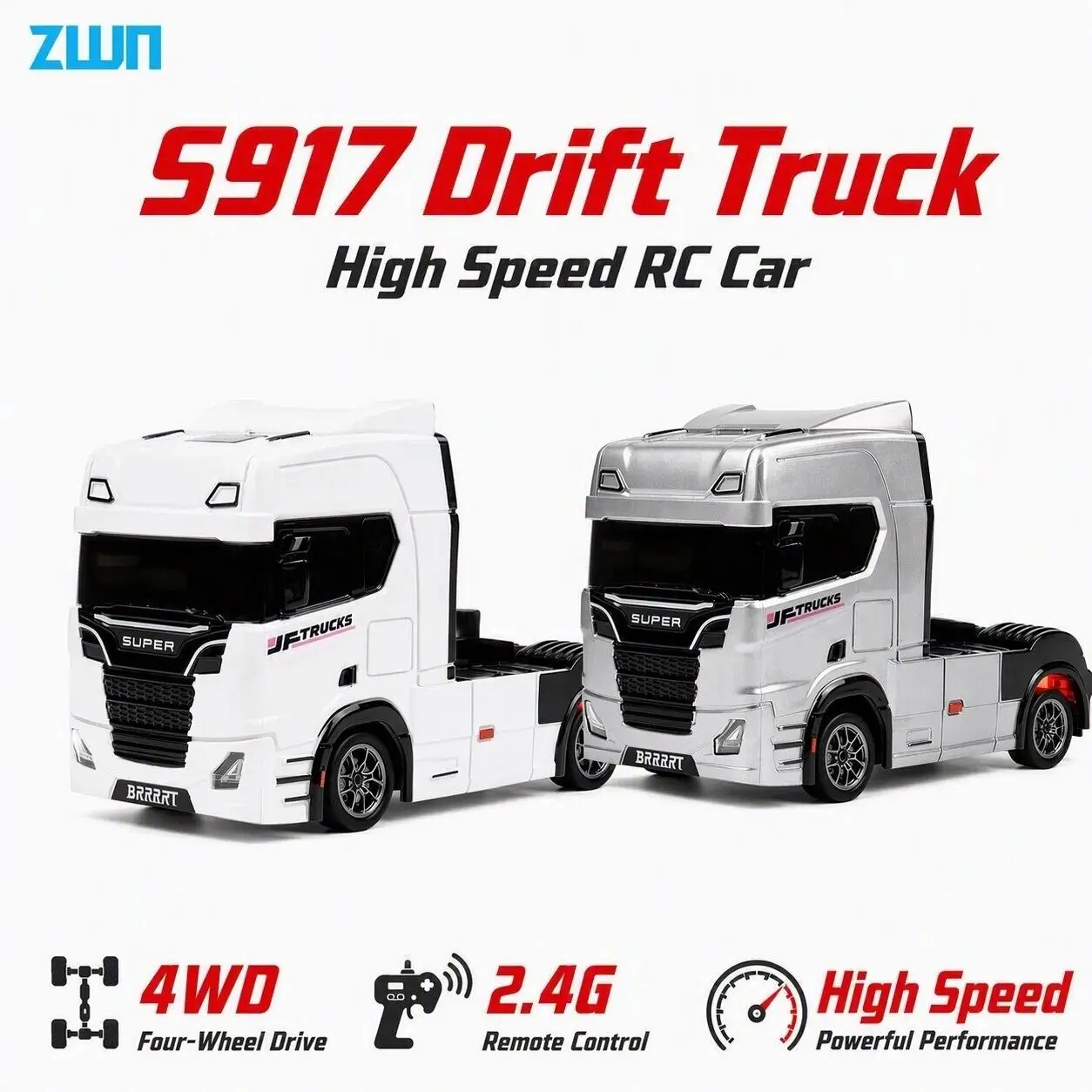 Hobby Rc Van - S917 1:43 Mini Tracteur RC 2.4G