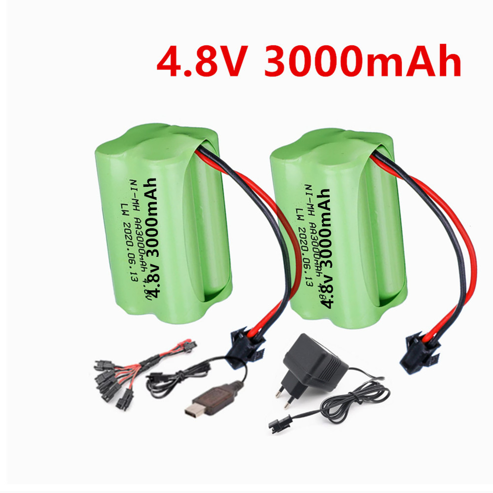 Rc Hobby Charger - Batterie rechargeable 4,8 V 3000 mAh