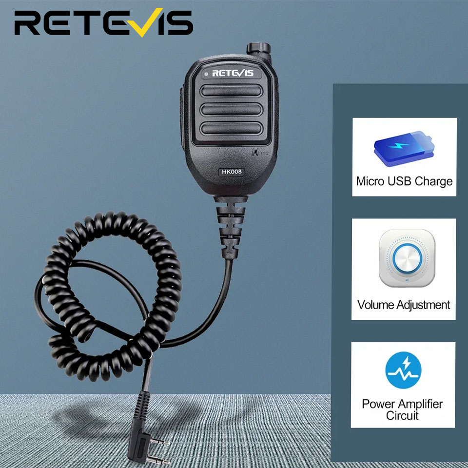 Retevis-Microphone aste HK008, - Rc Drift Car Brushless avis et prix