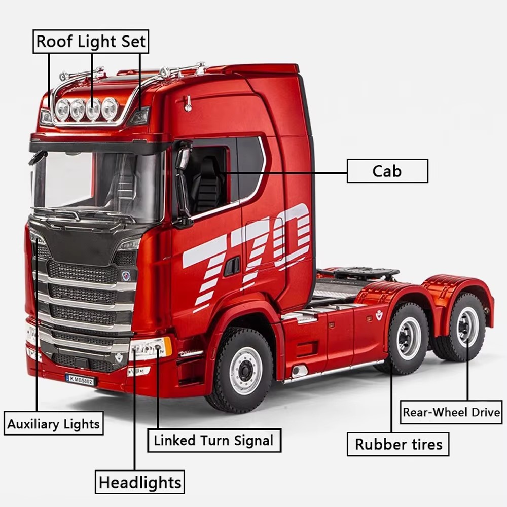 Camion semi-remorque RC 1:18 a - Hobby Rc Van avis et prix