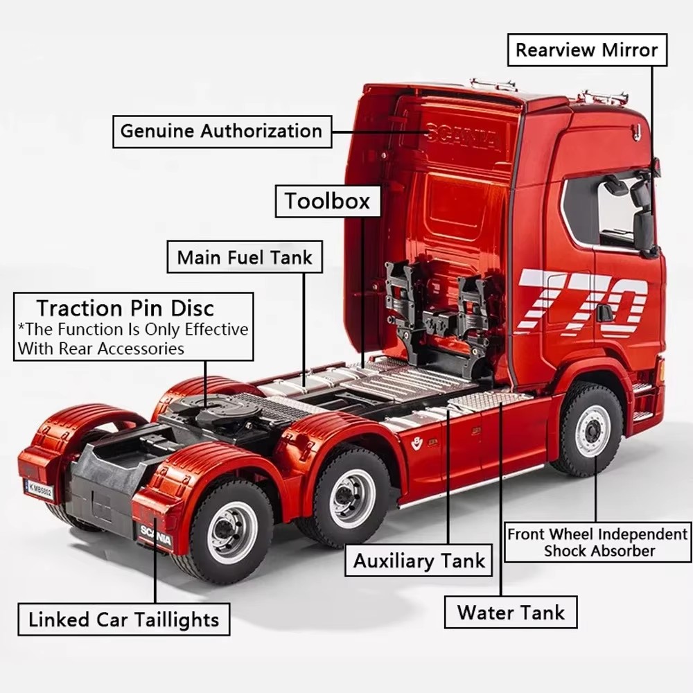 Camion semi-remorque RC 1:18 a - Hobby Rc Van avis et prix